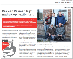 Regionaal nieuws Pak een Vakman